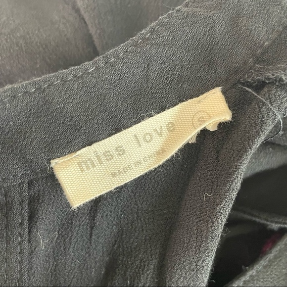 𝅺miss Love Embroidered Floral Tassel Top - Picture 3 of 3